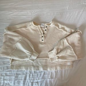 Urban Outfitters cropped long sleeve sweater